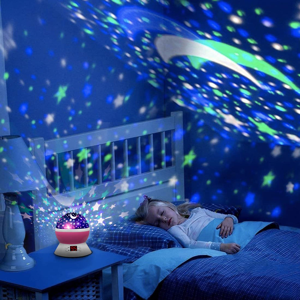 MOKOQI Unicorn Night Light shows 4 functional buttons for convenience.