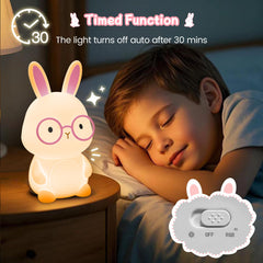 MOKYDUO USB-C rechargeable night light for easy, cordless charging.