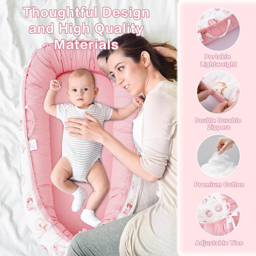MOLACHI Removable cover with 2-way zipper for easy washing.