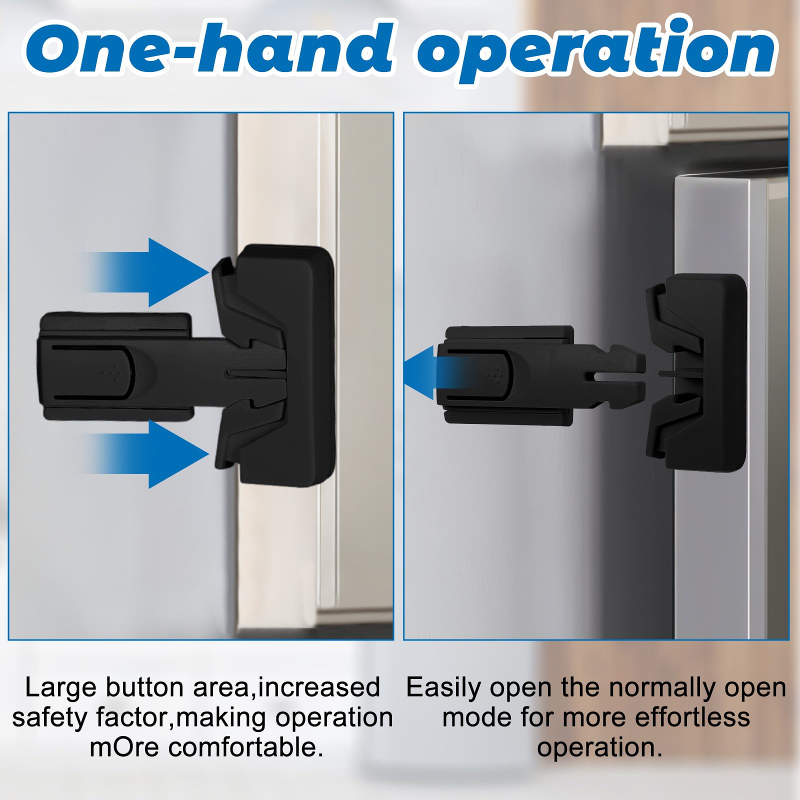 Molain ABS material fridge lock delivers durable, non-toxic protection.