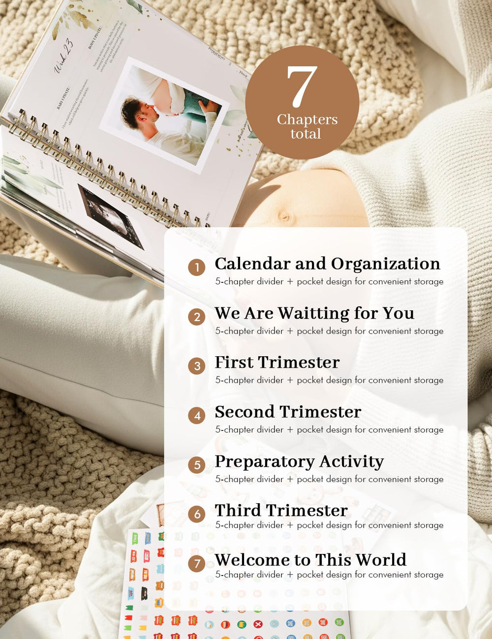 Molekaus monthly cards track baby growth from January to October.