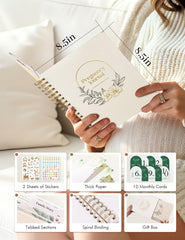 Molekaus milestone sticker sheets add playful marks to pregnancy milestones.