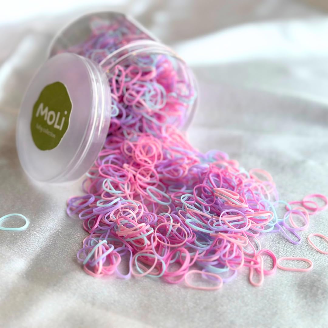 MoLi Baby Collection Size 1cm to 3cm fits fine toddler hair.