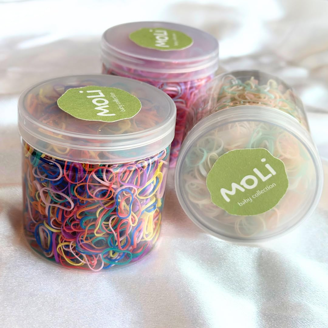 MoLi Baby Collection durable elastic bands designed for repeated gentle use.