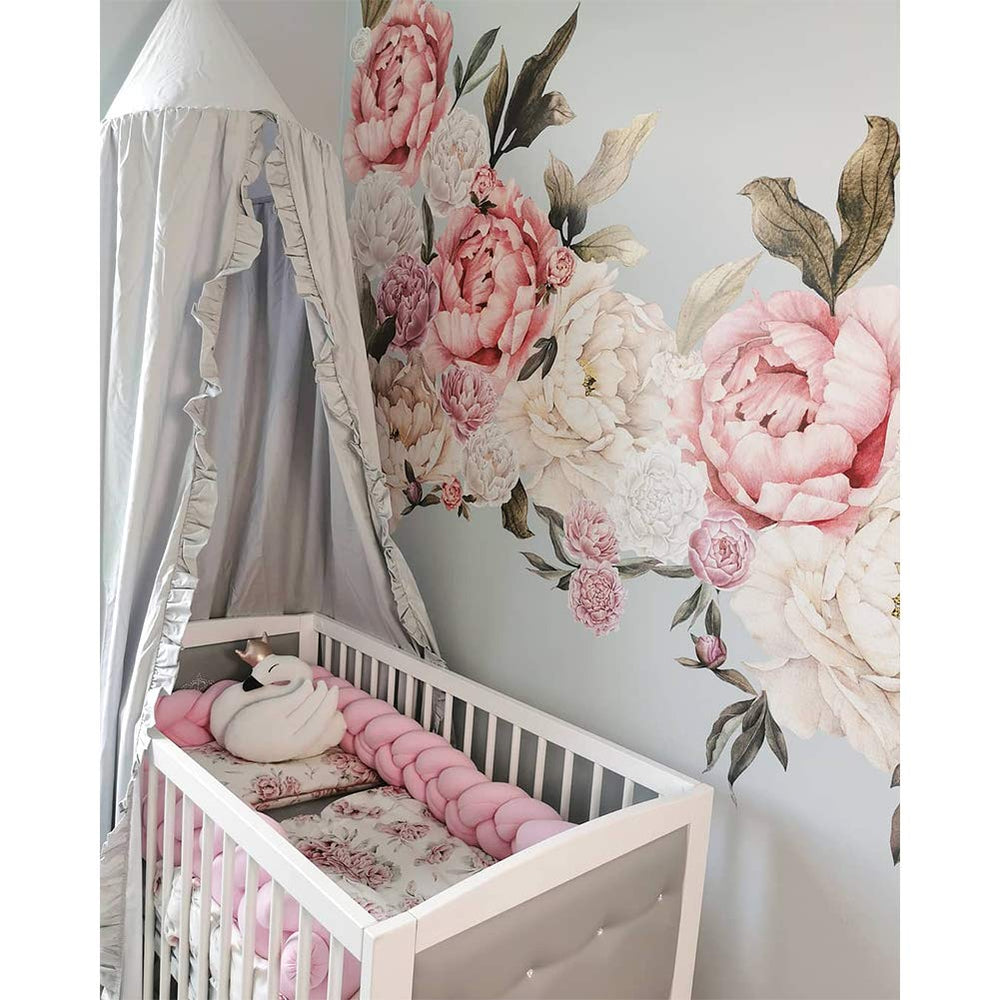MOMAID Bed Canopy uses soft cotton for breathable, skin-friendly naps and play