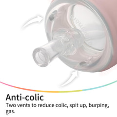 Mombella Classic straw cup transition shows soft straw for comfortable sipping