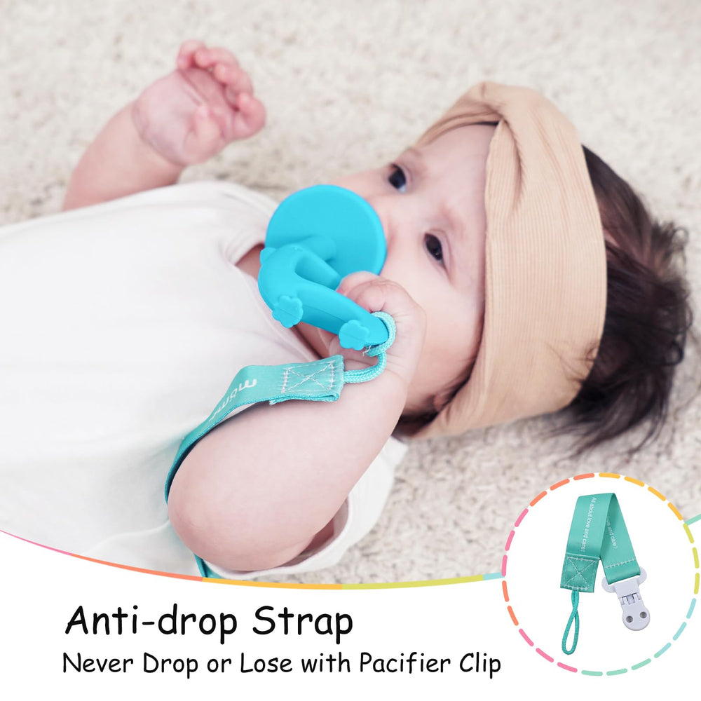 Mombella Elephant Teether freezer-ready for cooling teething comfort