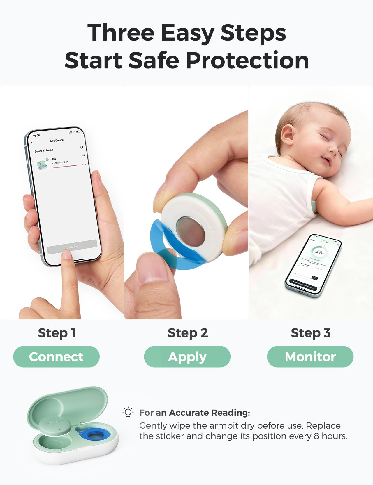 Momcozy 180h battery life keeps monitoring during travel and overnight