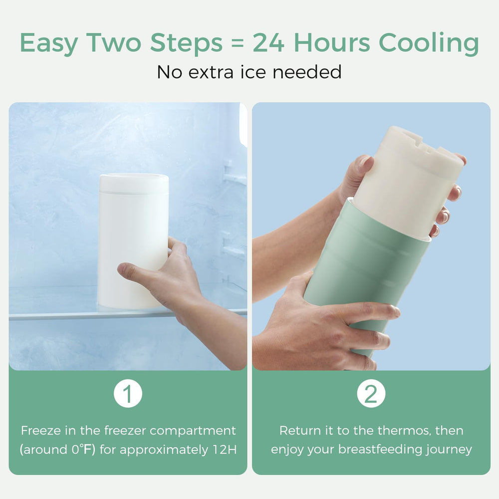 Momcozy 360-degree cooling tube design for consistent chilling away from home.