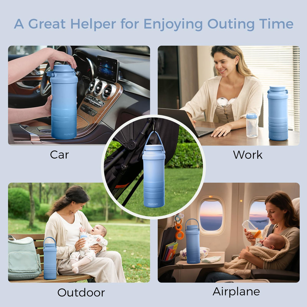 Momcozy airport-friendly design helps breeze through security checks.