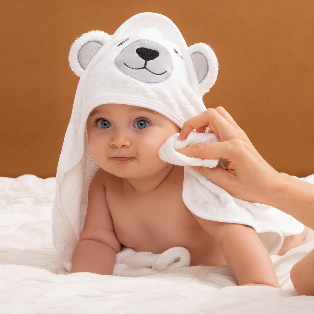 Momcozy baby-care kit image noting machine-washable design for busy families