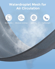 Momcozy Baby Carrier AirMesh beach-outing demonstrates breathable design for warm days.
