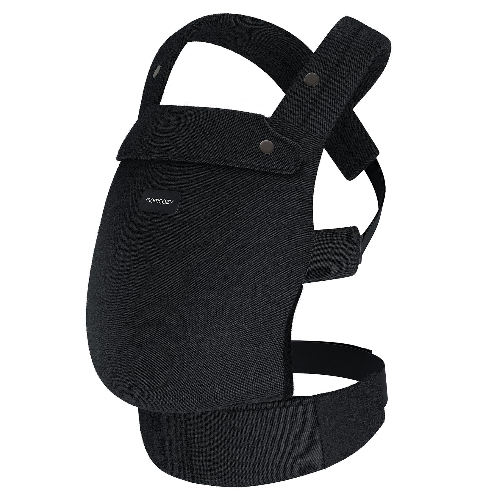Momcozy Baby Carrier black color suits travel and daily outfits