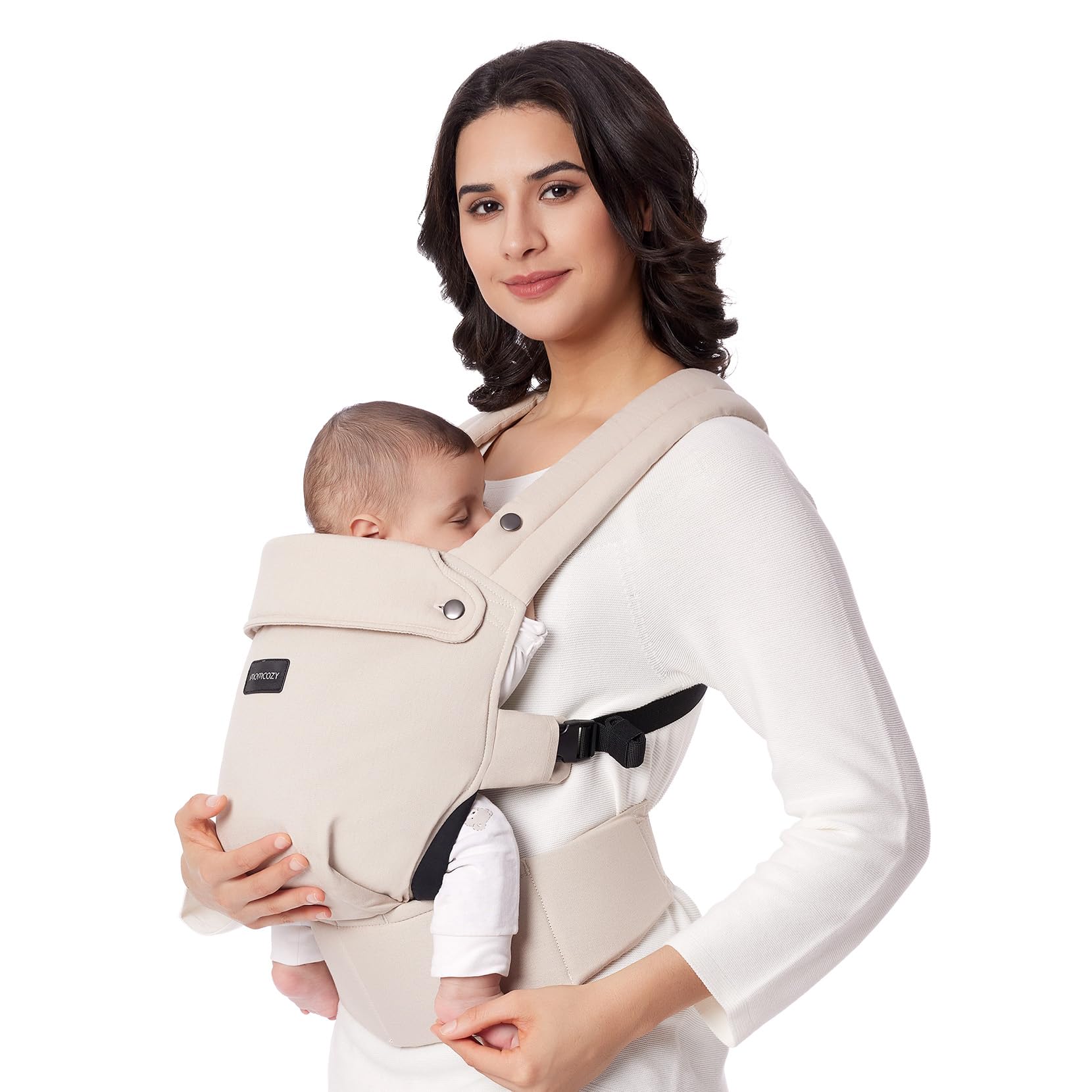 Momcozy Baby Carrier ergonomic comfort on the wearer for hands-free daily use
