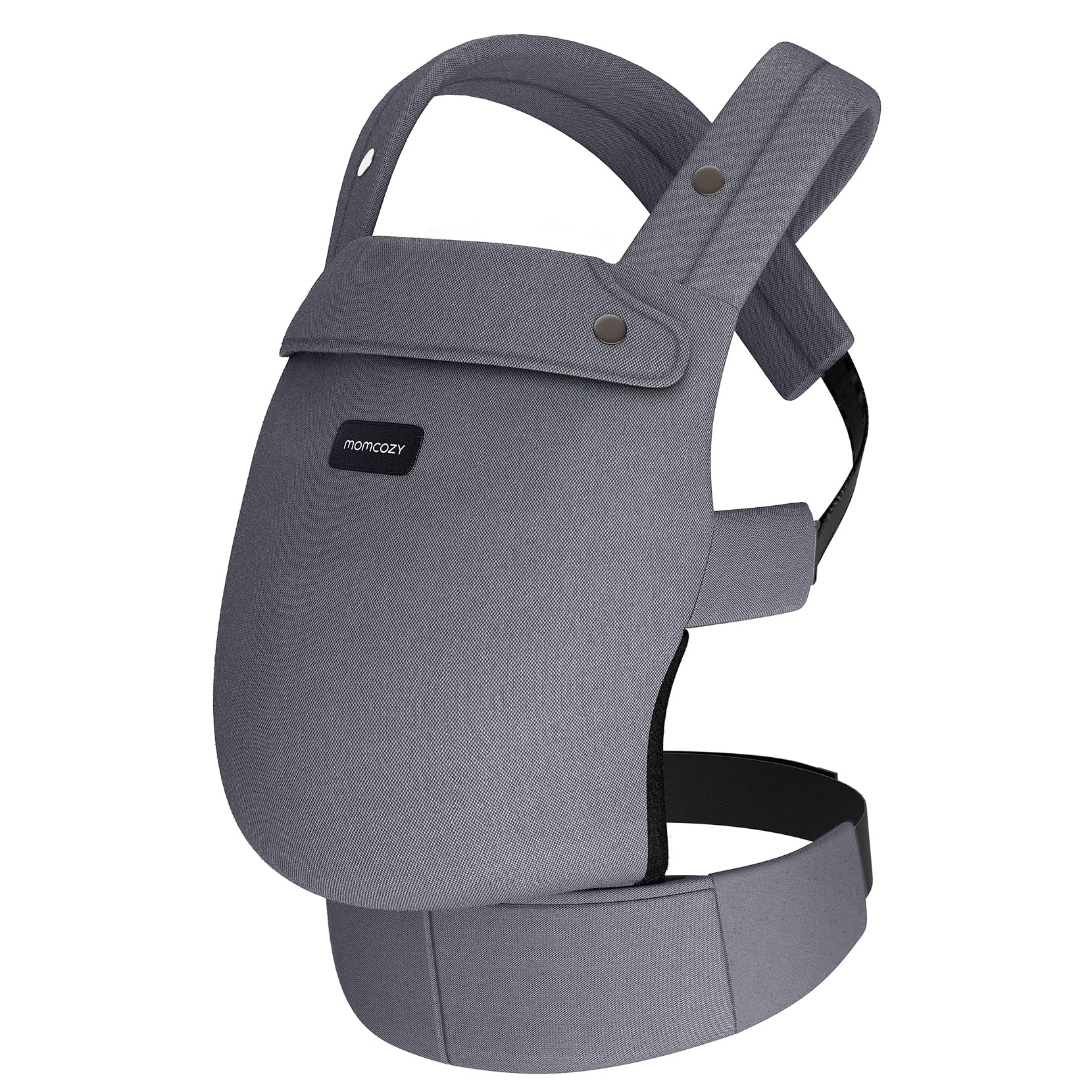 Momcozy baby carrier lightweight design grey ideal for travel and daily outings