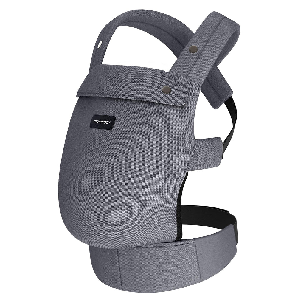 Momcozy baby carrier lightweight design grey ideal for travel and daily outings