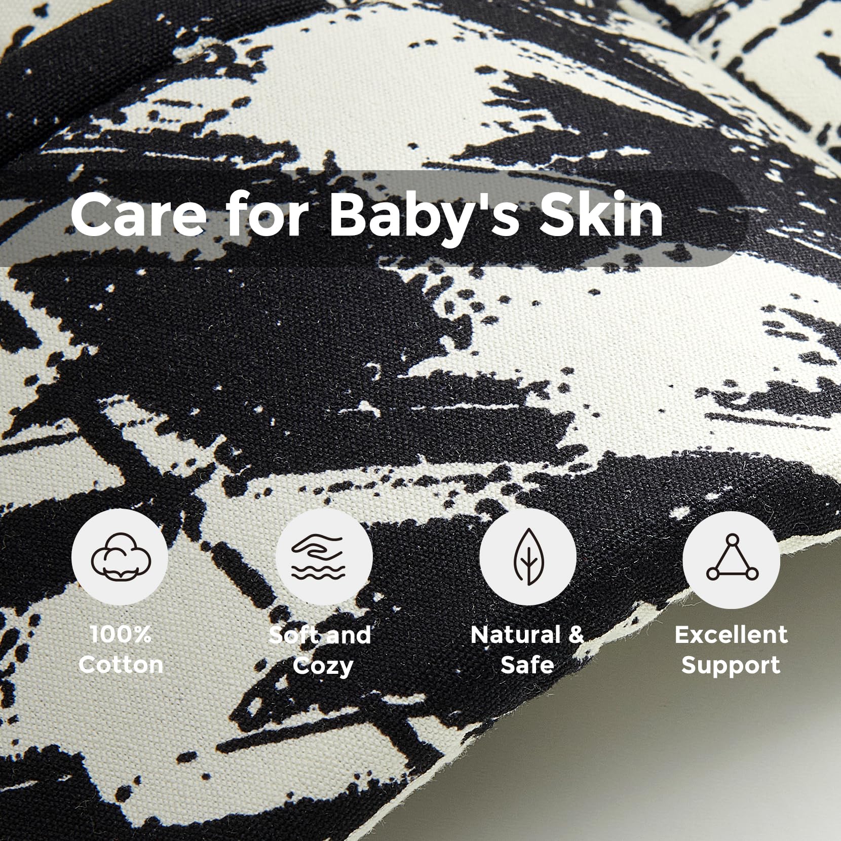 Momcozy baby carrier OEKO-TEX cotton keeps skin gentle.
