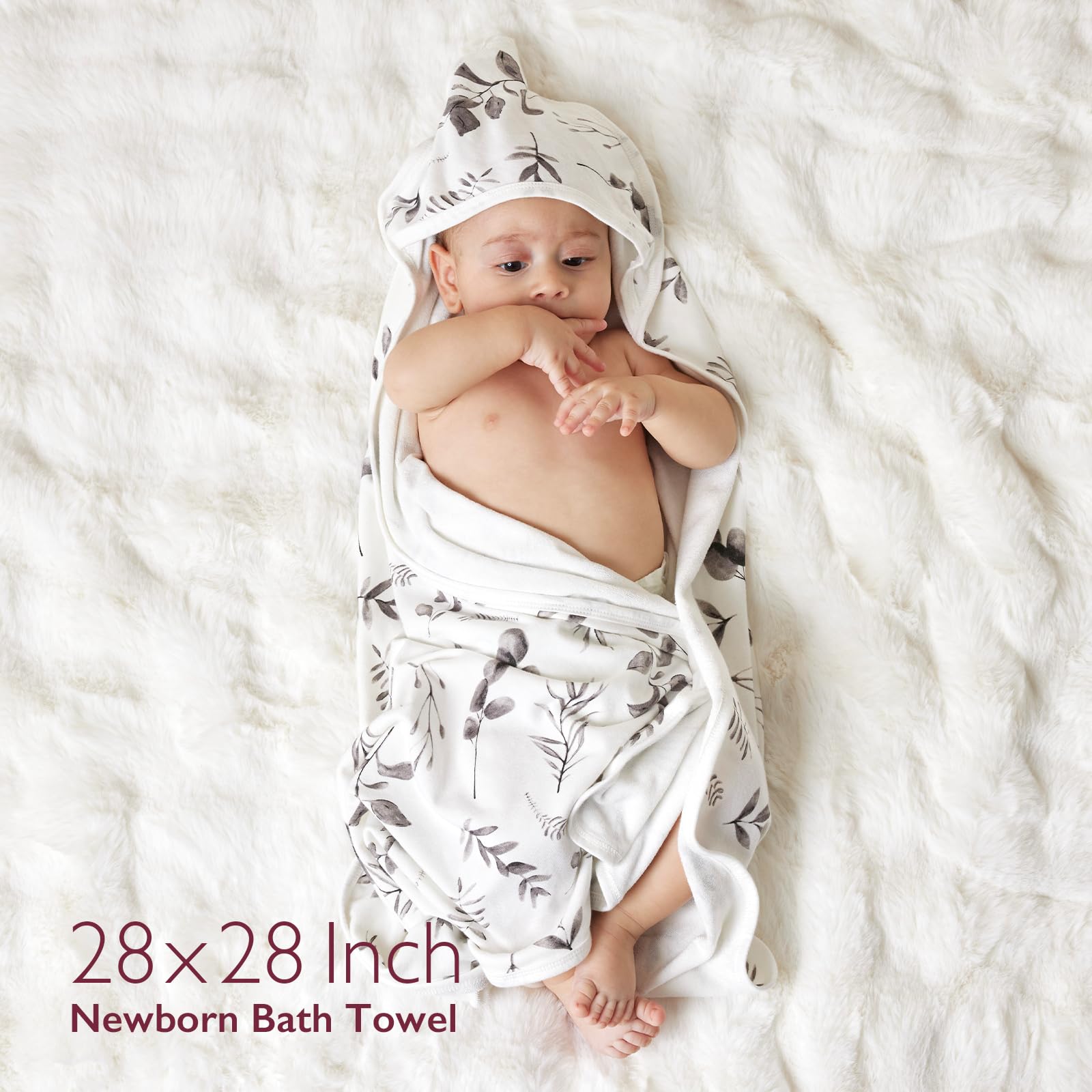 Gift-ready Momcozy towel boxed for a newborn shower or registry