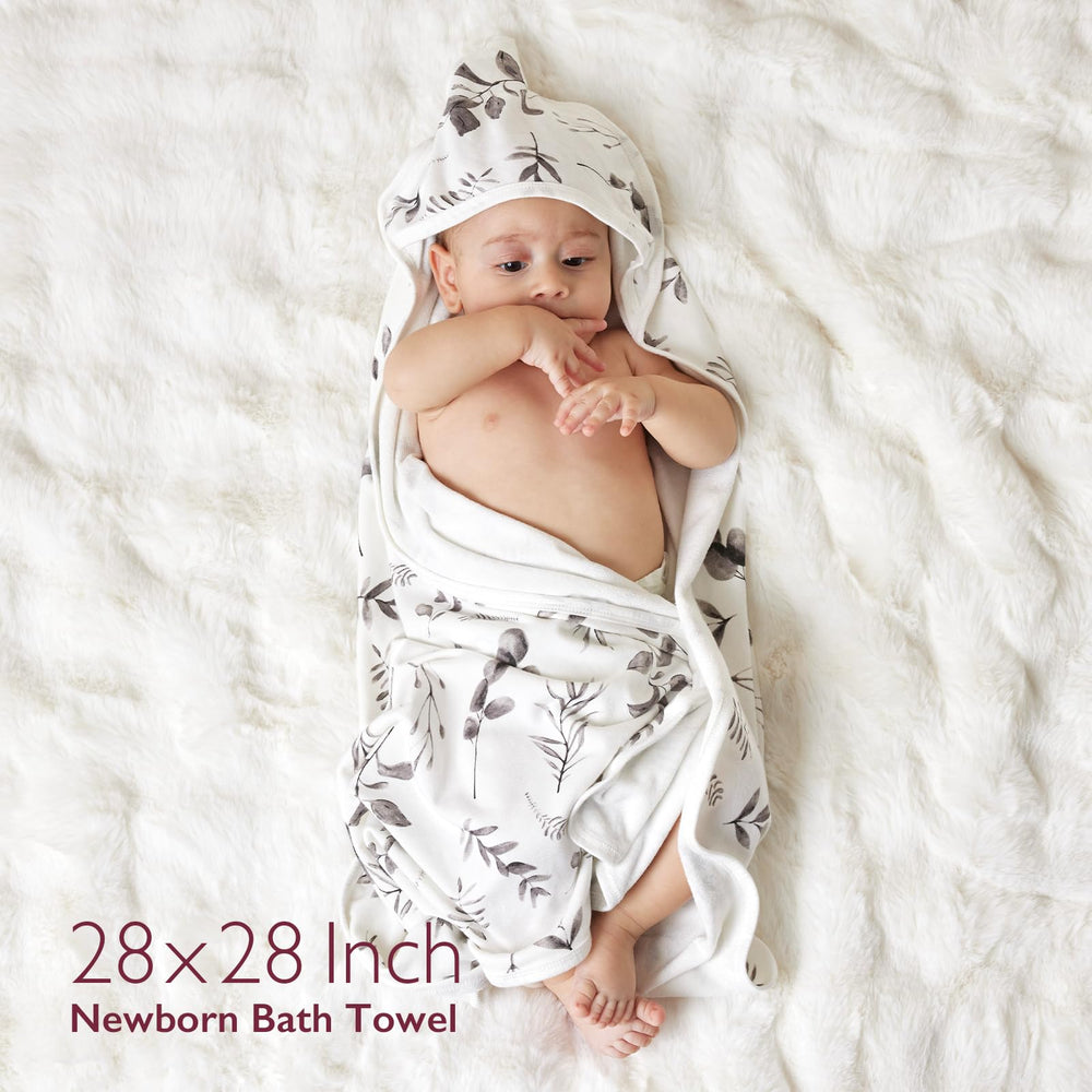 Gift-ready Momcozy towel boxed for a newborn shower or registry