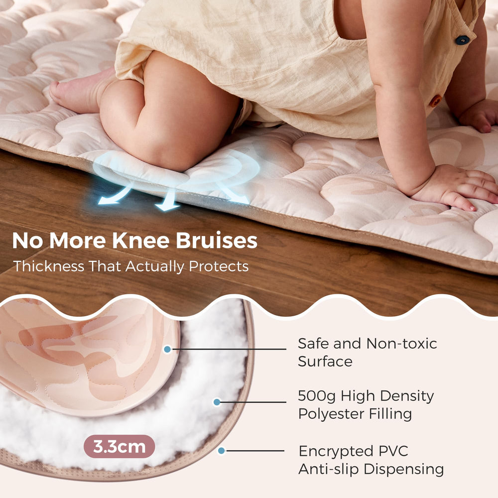 Momcozy mat foldable with strap for easy carrying and travel