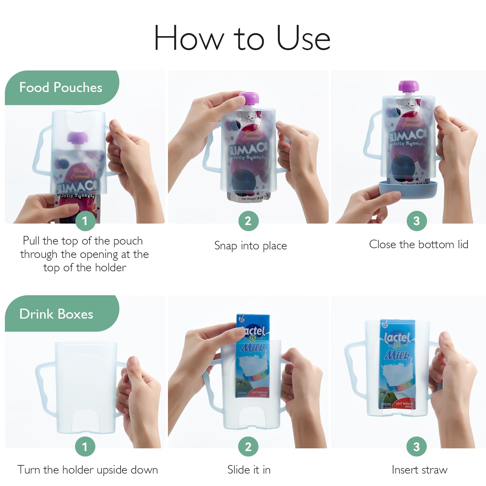 Momcozy baby pouch holder blue portable lightweight for on-the-go feeds.