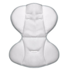 Momcozy Baby Swing Cushion Insert close-up shows soft stitching and breathable lining for baby comfort.