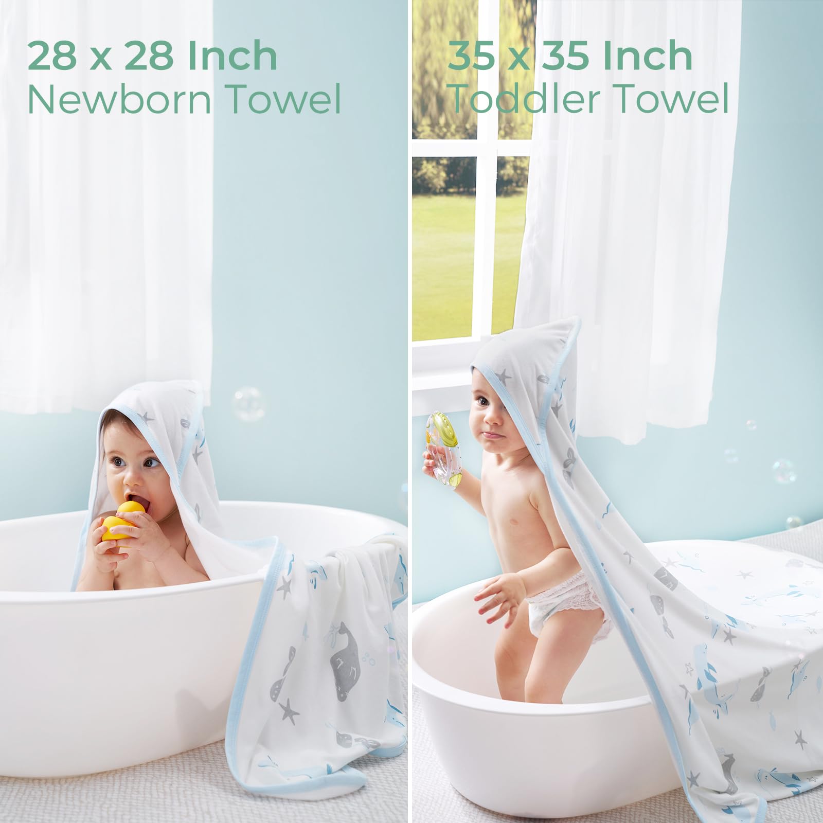 Momcozy towel-care-easy-washes convenient for machine or hand wash