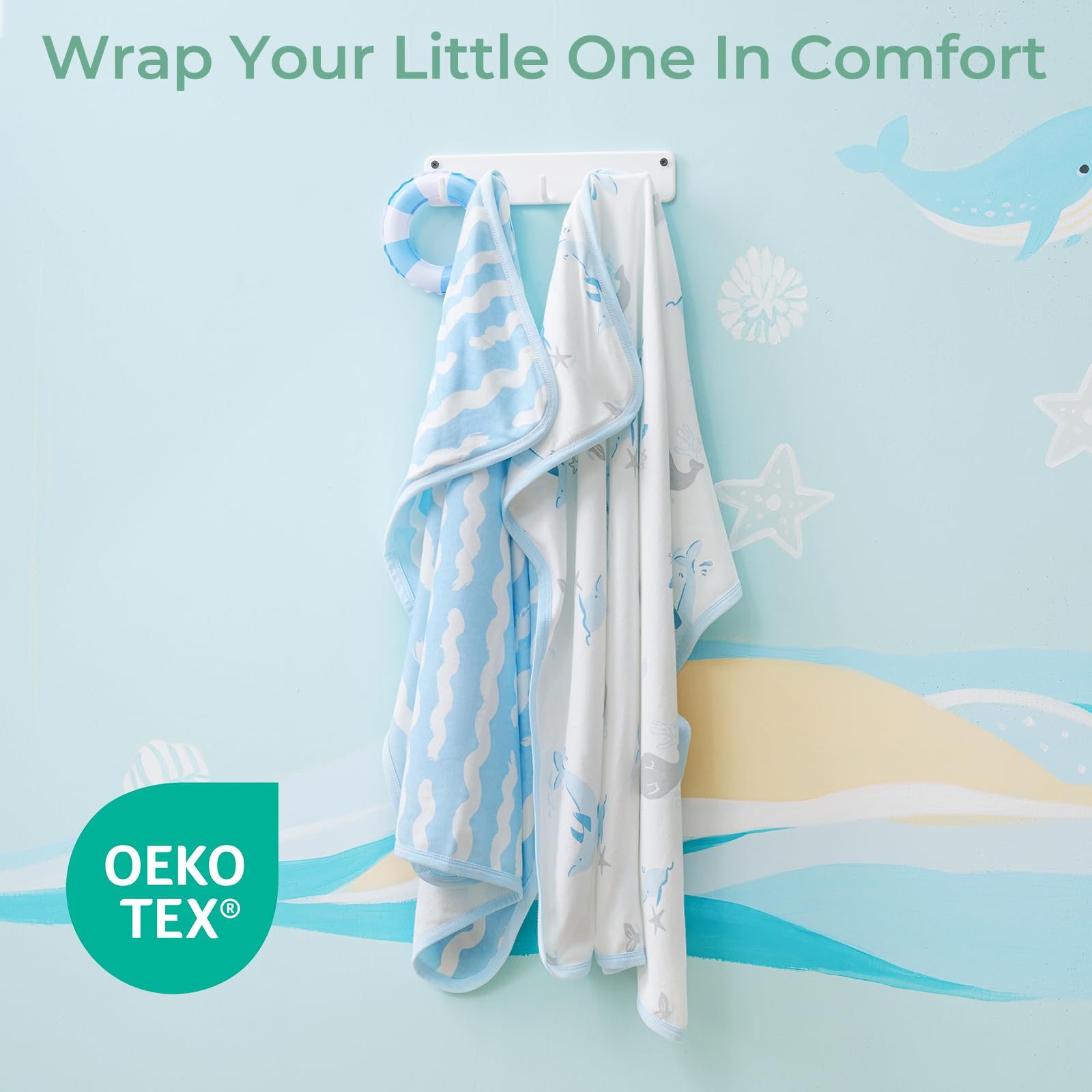Momcozy baby towel gift-ready-box demonstrates ready-to-gift packaging