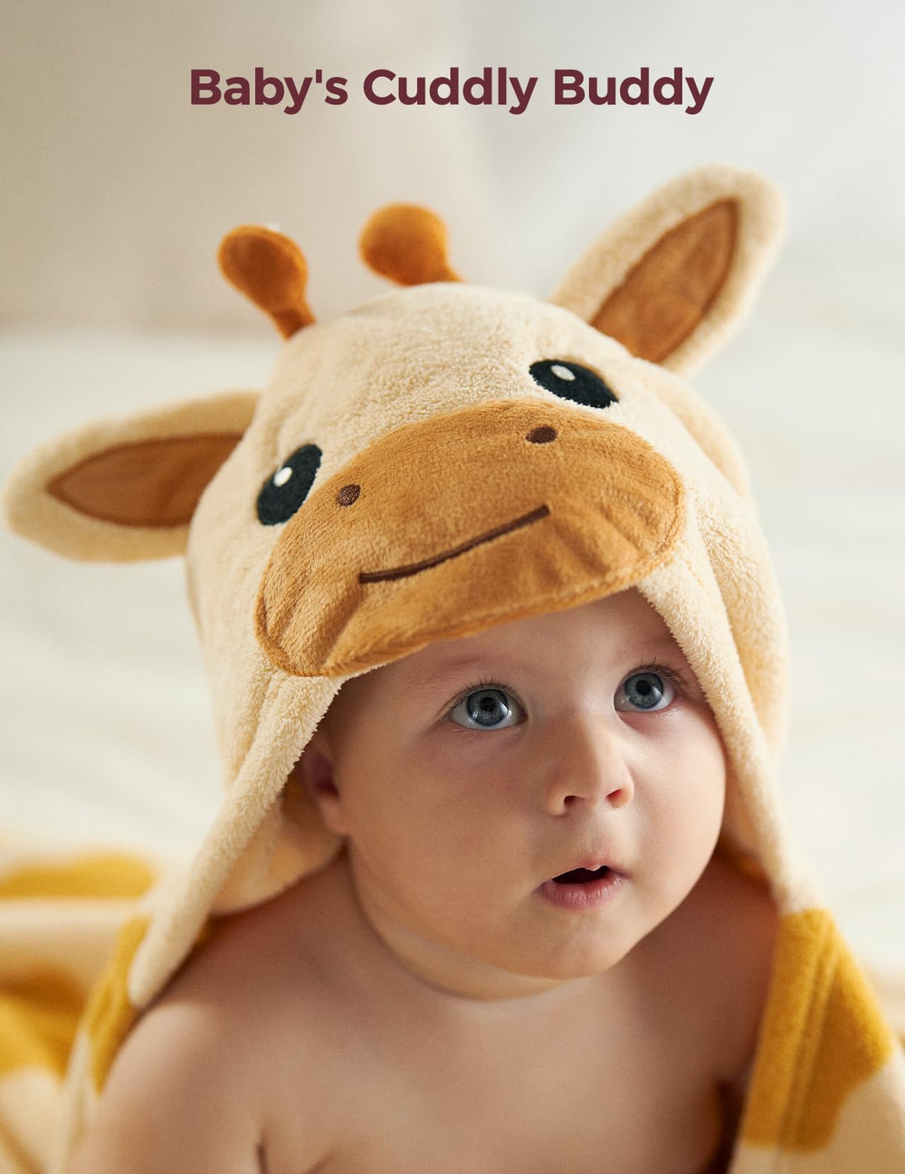 Momcozy wrap-around use shows versatility as bath wrap and cozy robe