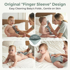Momcozy washcloths are quick-drying and durable through washes
