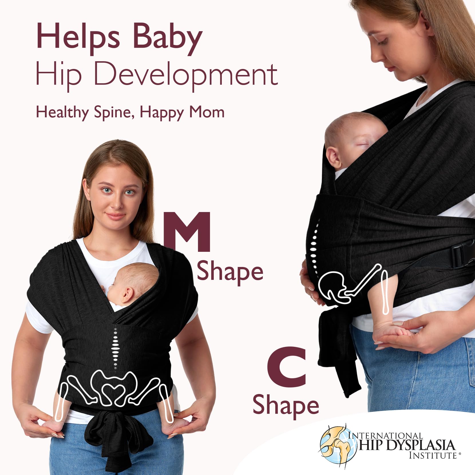 Momcozy baby wrap calm bonding with soft fabric for soothing contact