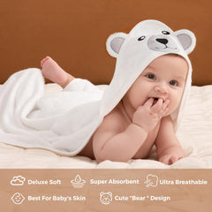 Momcozy bath glove close-up demonstrating easy grip for rinse time