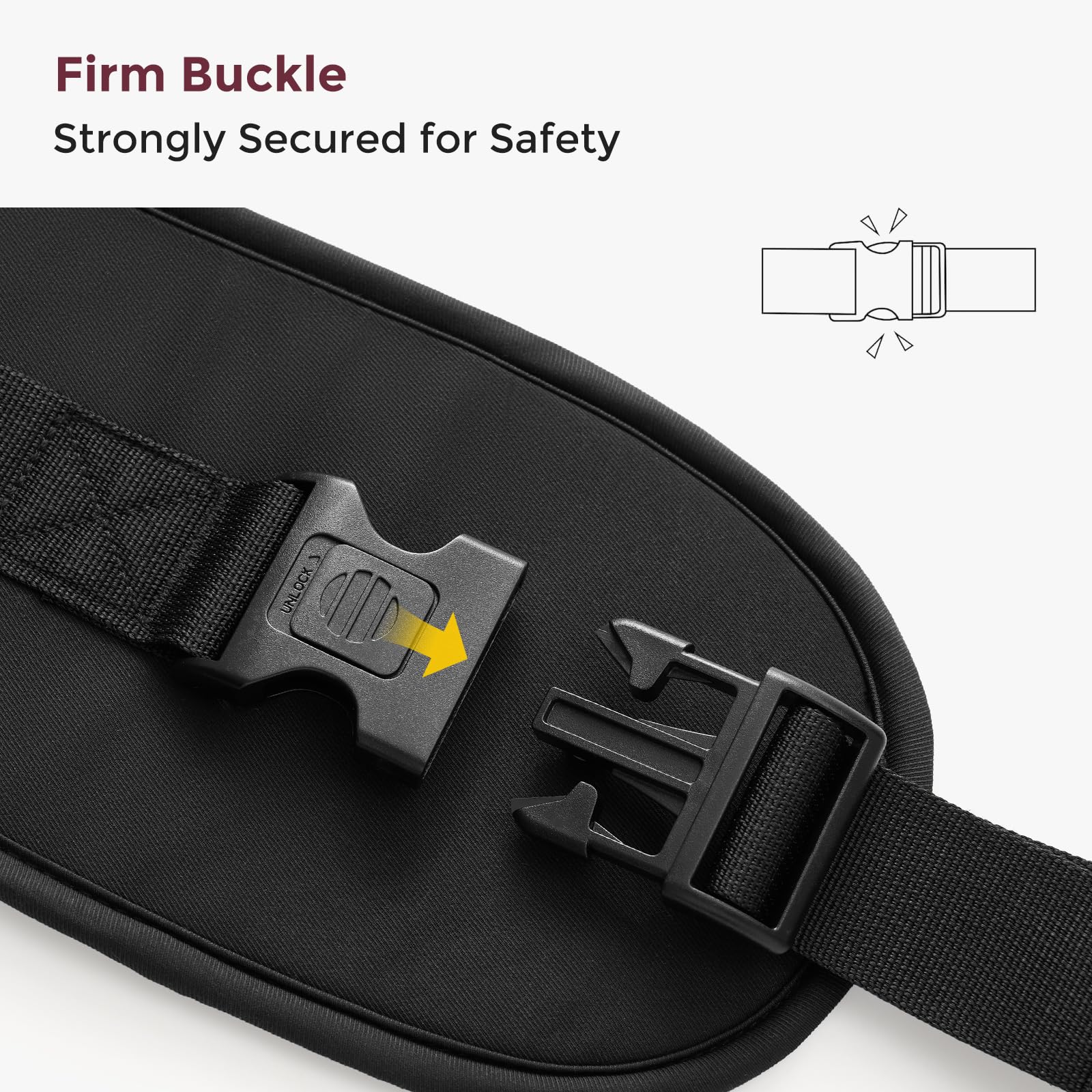 Momcozy belt extender adjustable-fit visual underscores secure, customizable comfort.