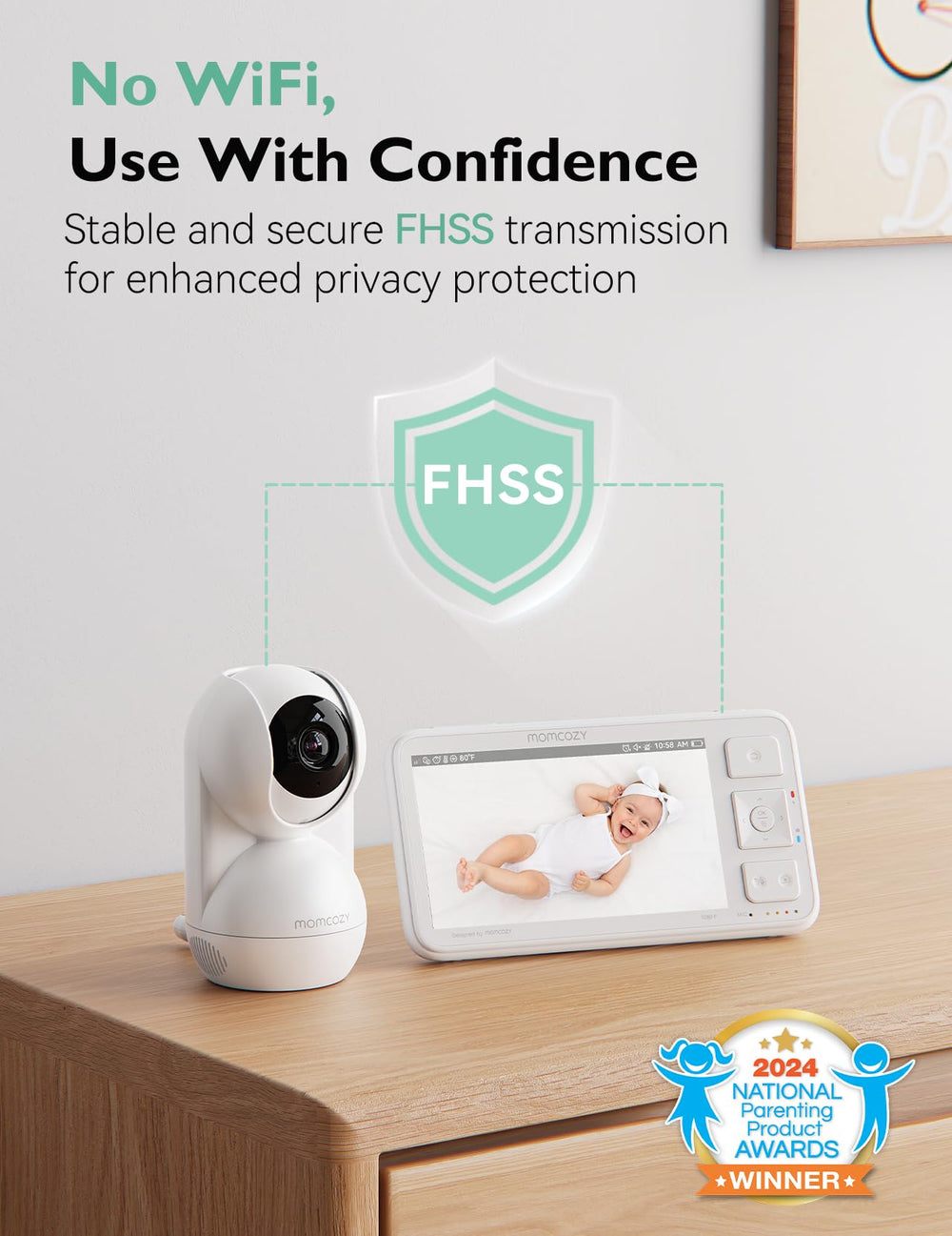 Momcozy BM03 non-Wi-Fi connection keeps feed private without internet