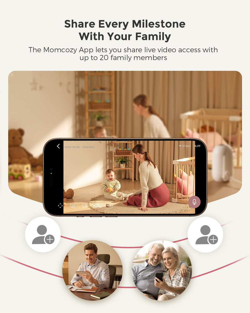 Momcozy BM04 5000mAh battery supports extended monitoring life