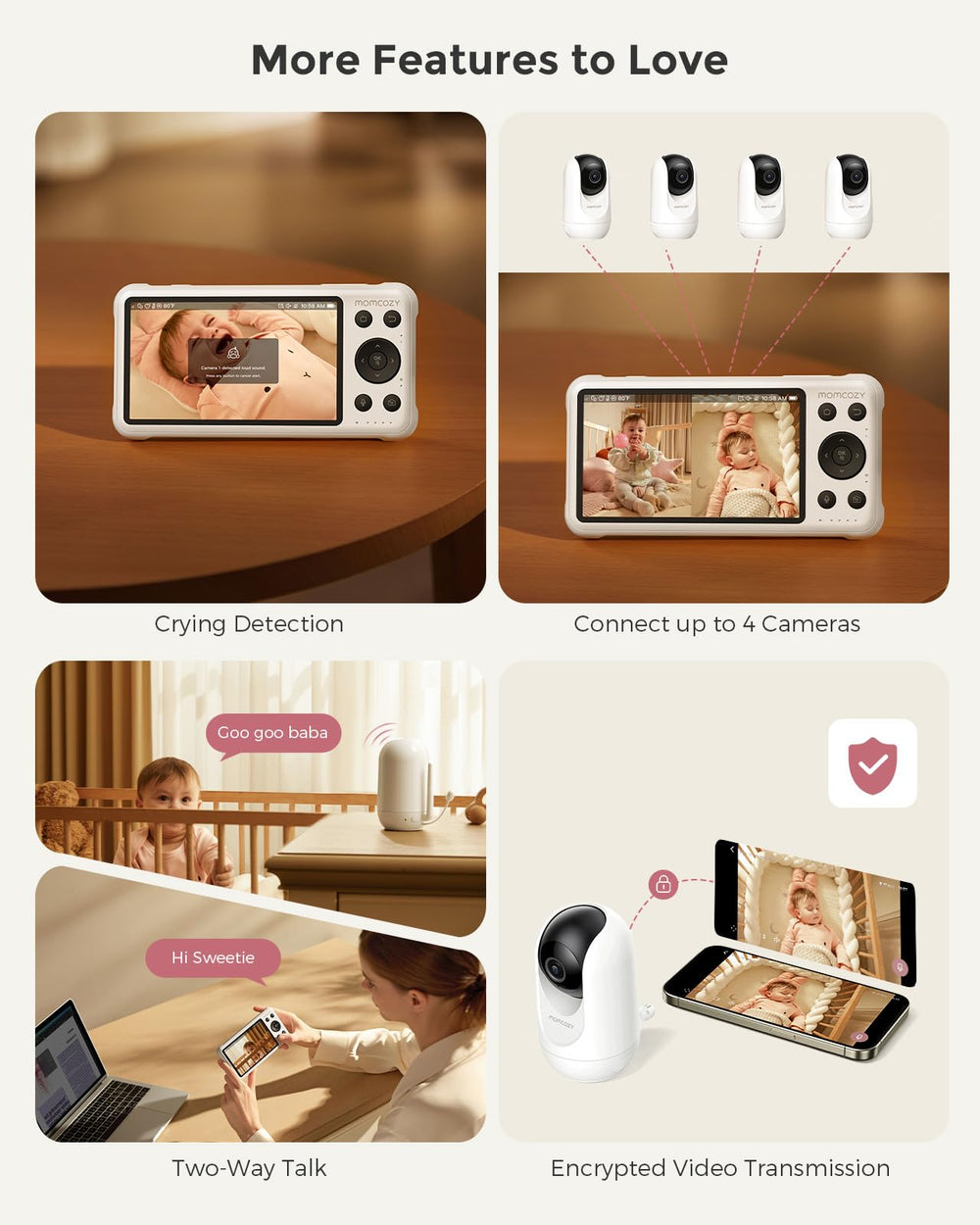 Momcozy BM04 installation guidelines help secure camera placement at crib