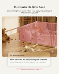 Momcozy BM04 night vision provides clearer dark-room viewing.