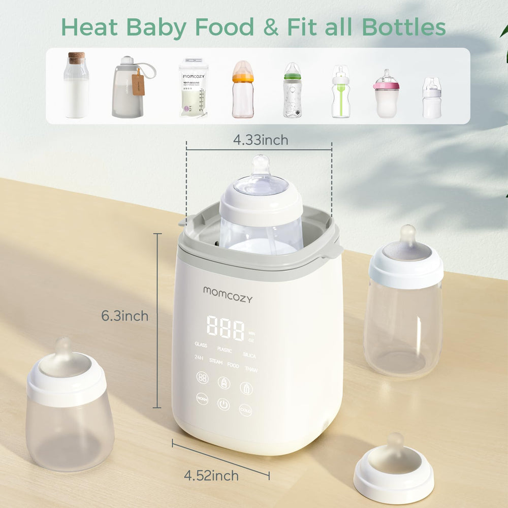 Momcozy Bottle Warmer lidless design for quick, fuss-free use.