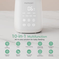 Momcozy Bottle Warmer thaws frozen milk with one touch for convenience.