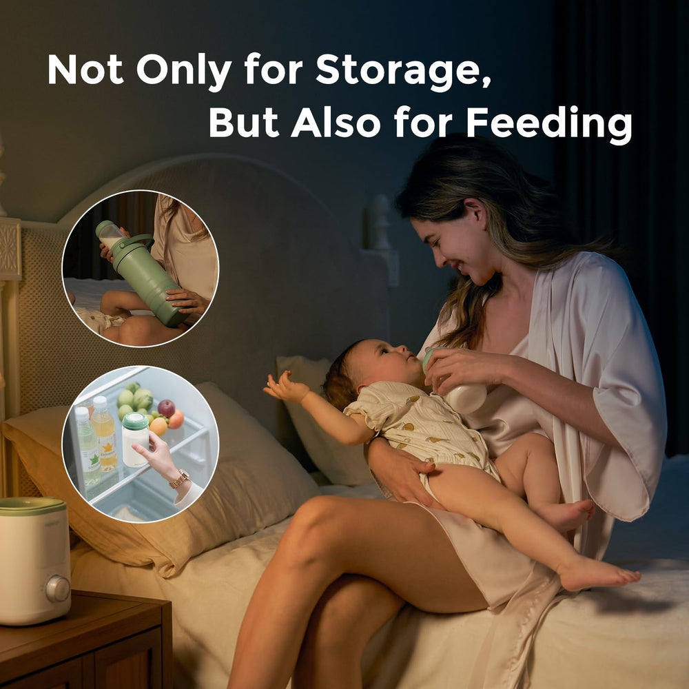 Momcozy BPA-free bottle emphasizes baby-safe, durable storage