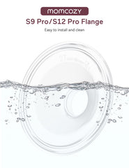 Momcozy BPA-free silicone closeup highlights safe milk-contact materials.