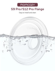 Momcozy BPA-free silicone flange for safe milk contact and peace of mind.
