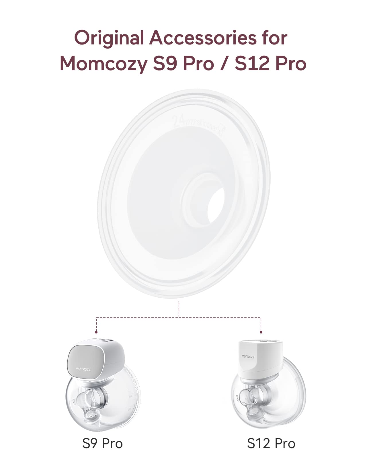 Momcozy BPA-free silicone material ensures safe contact with milk
