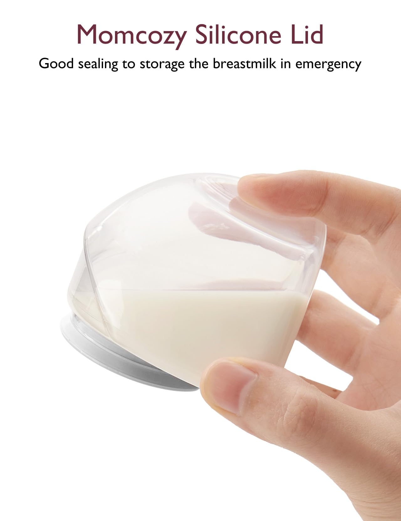 Momcozy BPA-free silicone milk-contact parts ensure safe milk handling.