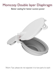 Momcozy BPA-free silicone pump parts safe for milk contact.