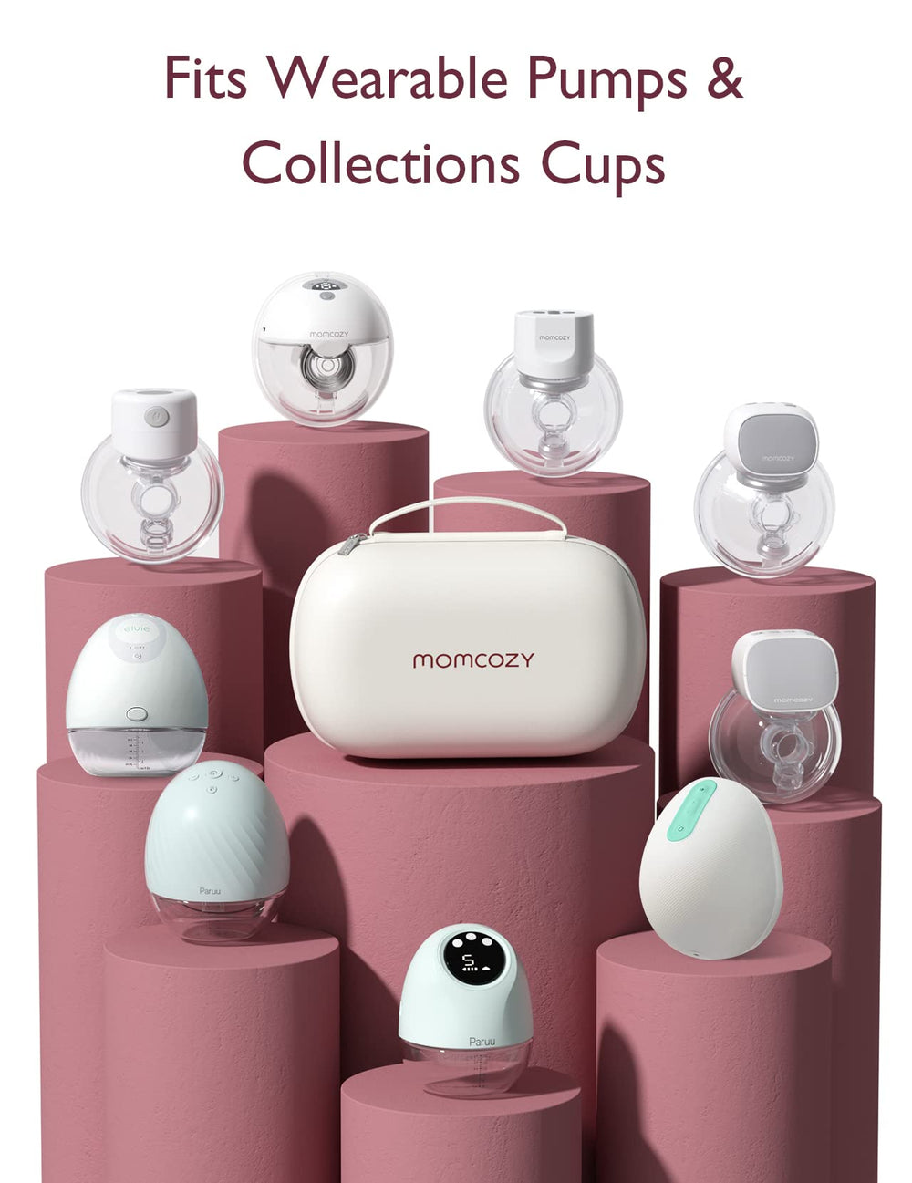 Momcozy storage bag waterproof interior and exterior keeps contents clean and dry