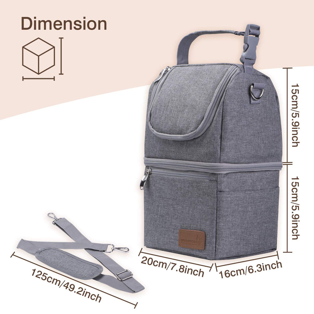 Momcozy breastmilk cooling travel bag ready for on-the-go pumping