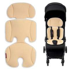 Momcozy breathable stroller seat liner with cool-touch fabric keeps baby drier.