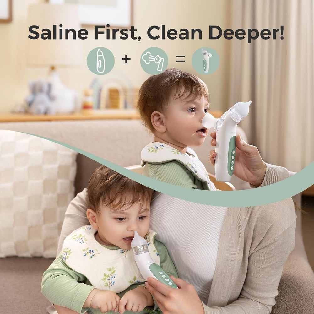 Momcozy BreezyClear 65kPa suction demonstrates strong congestion support.
