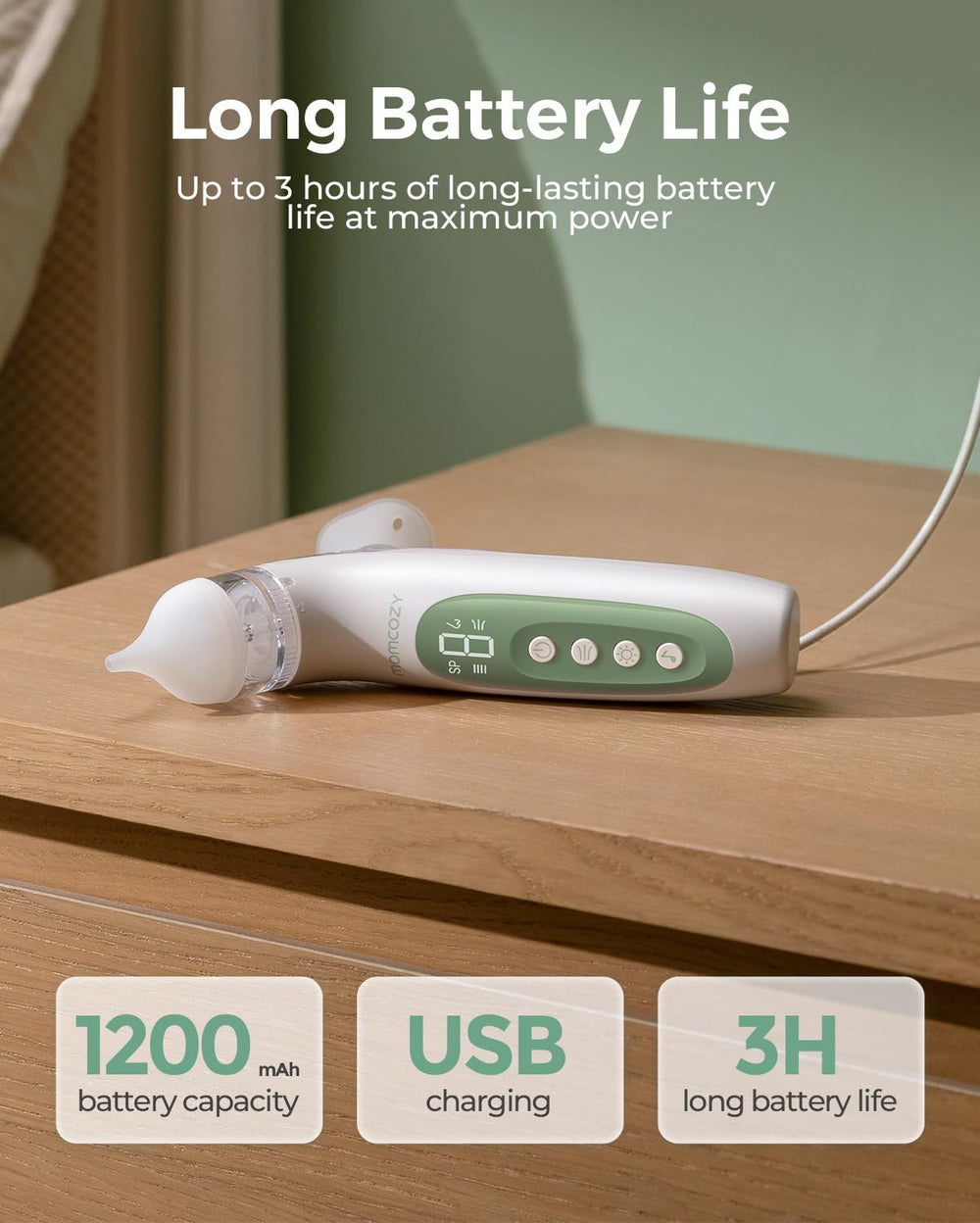 Momcozy BreezyClear two-detachable-parts design simplifies cleaning.